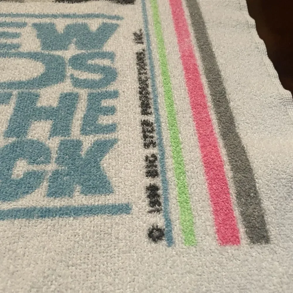 Vintage New Kids On The Block  Beach Pool Towel NKOTB Blockhead Kidcore